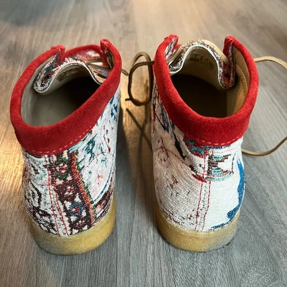 Todd Snyder x Clarks Originals Wallabee Red Kaleidoscope Mens US9.5